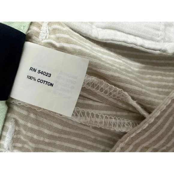 NWT Gap Women's Pinstripe Casual Bermuda Shorts Cropped Straight Low waist - Picture 7 of 7